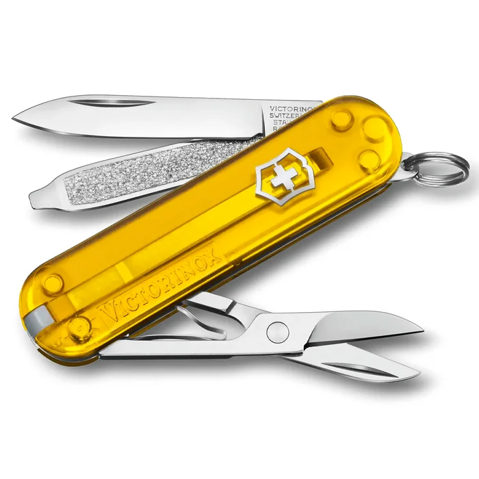 0.6223.T81G – Victorinox CLASSIC SD TRANSLUCIDE Tuscan SUN