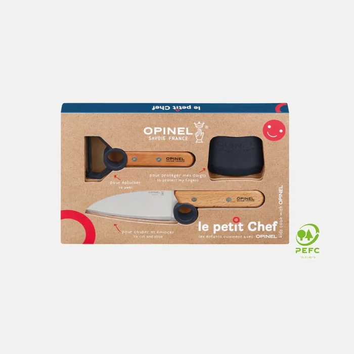 002605 Opinel Coffret petit chef 3 pièces Noir