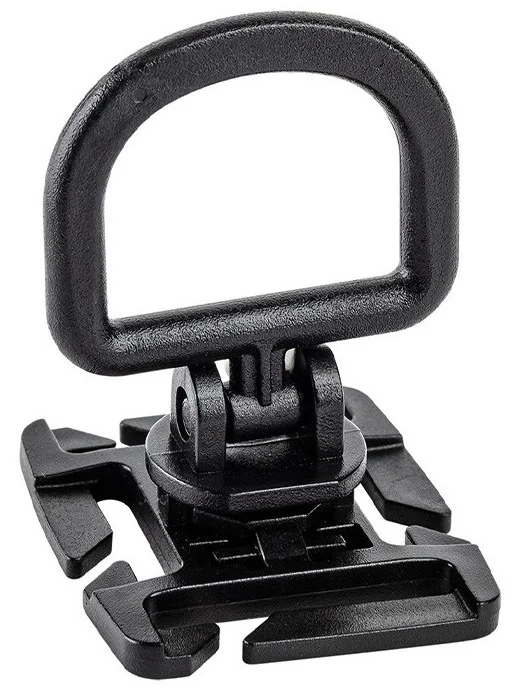 01.097303 – A10 EQUIPEMENT Point d’ancrage rotatif D-Ring M.O.L.L.E NOIR