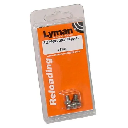 015-6030080 LYMAN Stainless Rifles Nipples 6x.75mm