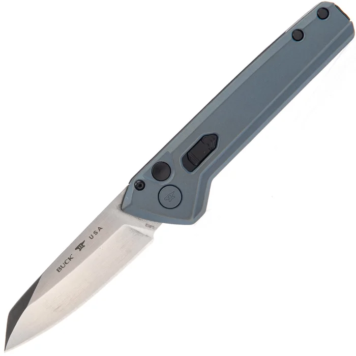 0838BLS-B – Buck Deploy Wharncliffe Auto Blue