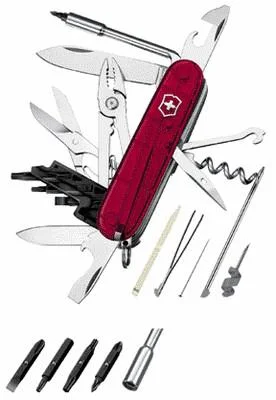 1.7725.T – VICTORINOX CYBER TOOL M RUBIS