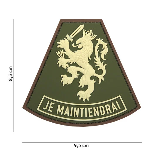 101 INC 3D PVC patch » Je Maintiendrai » green