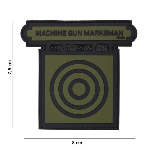 101 INC 3D PVC patch » Machine Gun Marksman » green