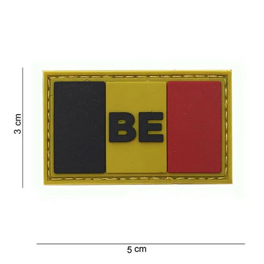 101 INC 3D PVC patch petit  » Belgium BE »