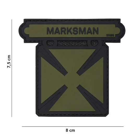 101 INC 3D PVC patch  » PVC Marksman  » green