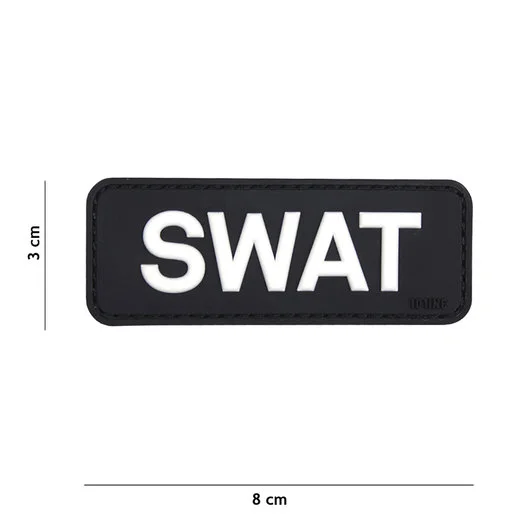 101 INC 3D PVC patch » SWAT » black