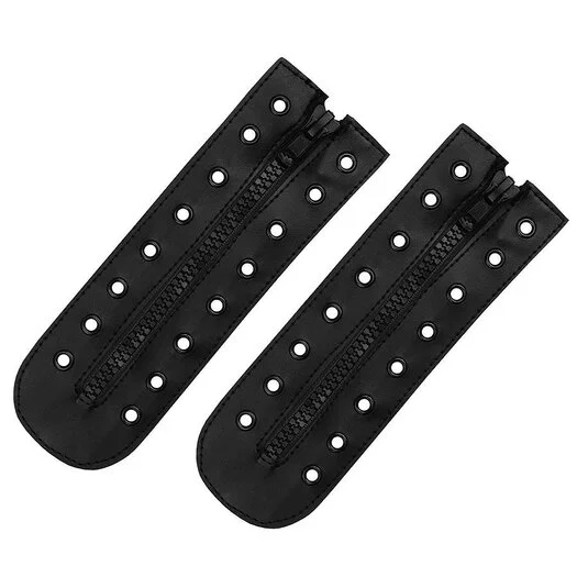 101 Inc Fermeture éclair à lacets 8 trous pour bottes à lacets, noir
