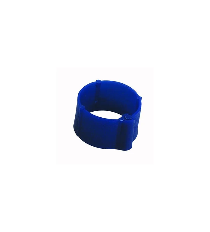 25 Bagues à clips Ø 12 mm Bleue