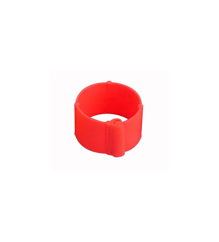 25 Bagues à clips Ø 16 mm Orange