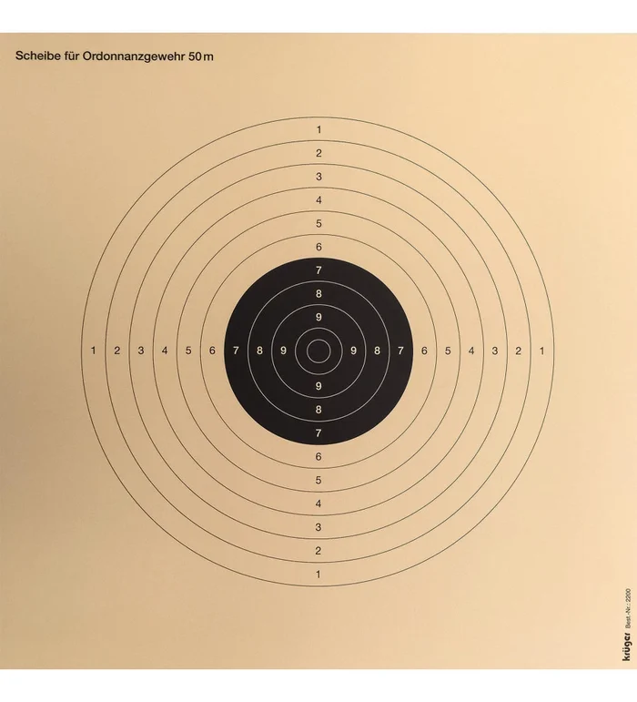 250 cibles T. A. R. 820 34 x 34 cm