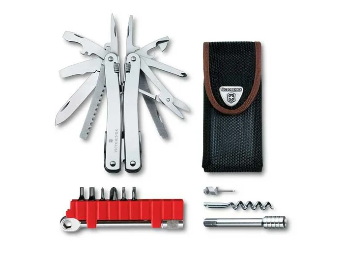 3.0236.N – VICTORINOX SWISSTOOL SPIRIT X PLUS RATCHET + ETUI NYLON