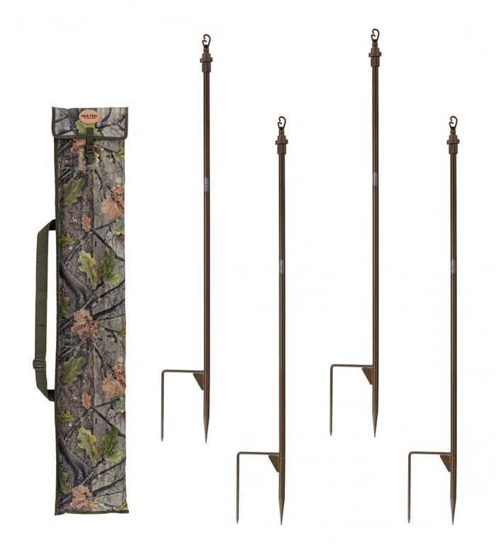 4 Piquets Super Hide pour Filet de camouflage Jack Pyke.