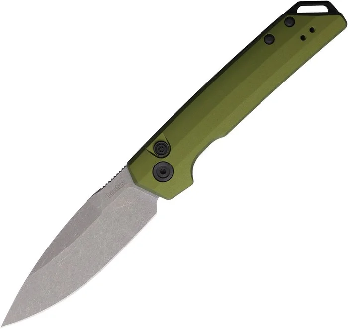 7038OL – Kershaw Launch Iridium auto Olive