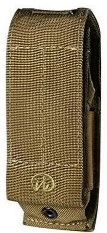 930366 – LEATHERMAN Etui MOLLE USA MARRON L pour Blast, Charge, Core, Fuse, Kick, OHT, Rebar, Skeleton, Super Tool, Original Surge, Surge et Wave