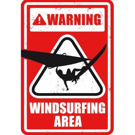 Accessoires WindsurfSurfpistols plaque déco metal Windsurfing
