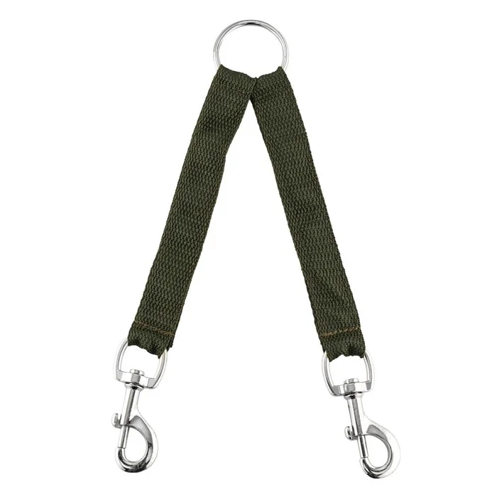 Accouple Nylon Vert – Résistant et Confortable – Pour le Transport Sécurisé de Chiens