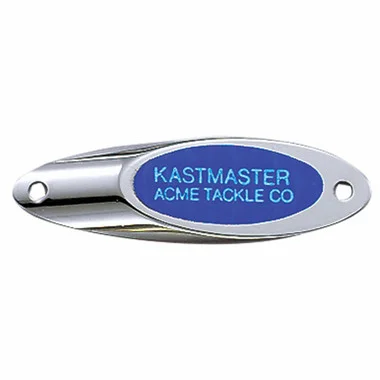 Acme Tackle Kastmaster Spoons with Tape – 1/4OZ – Chrome Blue