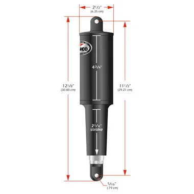 Actionneur Lenco 101 Standard – 12 V – course de 2-1/4&Prime;