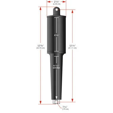 Actionneur Lenco 102XD Extreme Duty – 12 V – course de 4-1/4 po