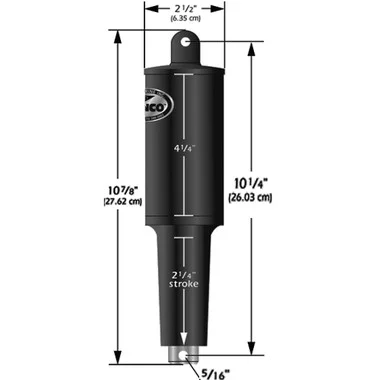 Actionneur Lenco 12 V 1-1/4&Prime; course 5 lobes – 5/16&Prime; – 3/8&Prime;