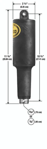 Actionneur Lenco 2 1/4&Prime; de course Xd 5/16&Prime; 24v