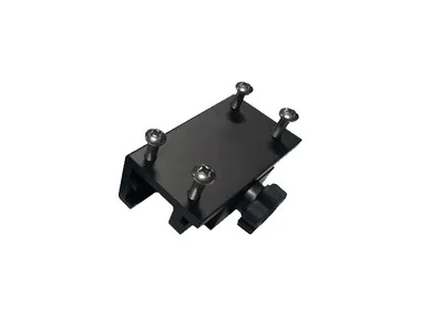 Adaptateur de piste Depth Raider – Alumacraft pré-percé et taraudé pour supports de canne Scotty & Cannon en plastique – Blackout