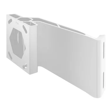 Adaptateur de plaque de cric blanc Minn Kota P54 pour port Raptor recul de 5&Prime; élévation de 4&Prime;