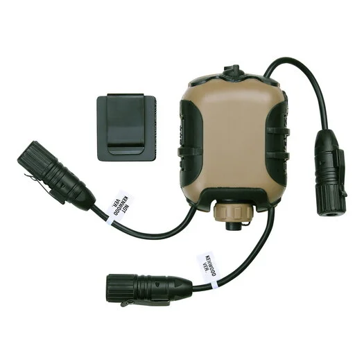 Adaptateur double émetteur-récepteur Z-Tactical Z118 Z40PS classic PTT édition lite, coyote tan