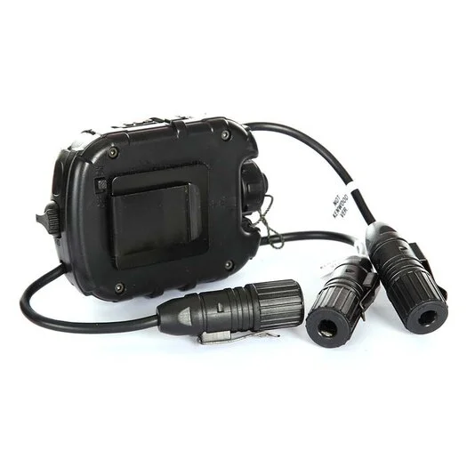 Adaptateur double émetteur-récepteur Z-Tactical Z118 Z40PS classic PTT édition lite, noir