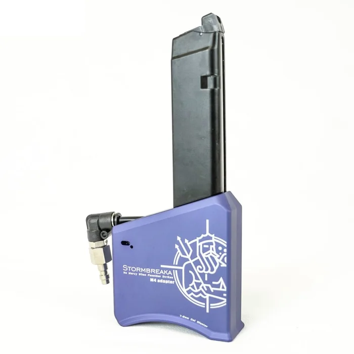 ADAPTATEUR HPA GBB CHARGEUR M4 BLEU