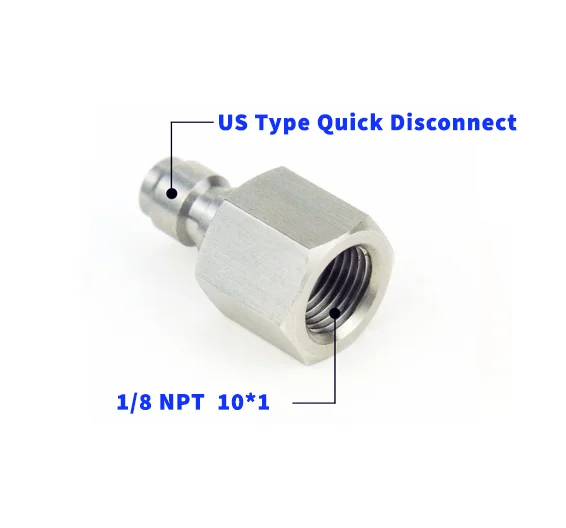 Adaptateur HPA / PCP1/8 NPT avec connecteur type US