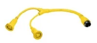 Adaptateur Hubbell Hbl64cm54 2 Embouts Femelles 30a – 50a 250