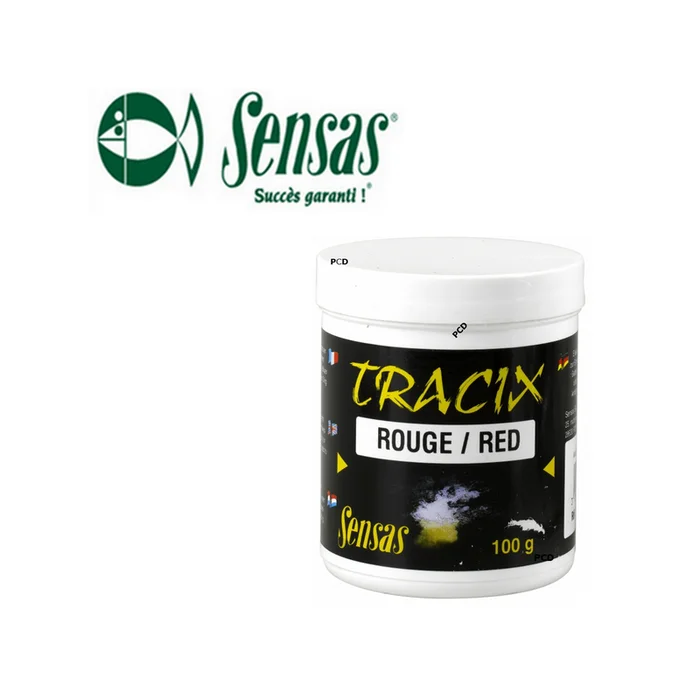 ADDITIF SENSAS TRACIX ROUGE 100G