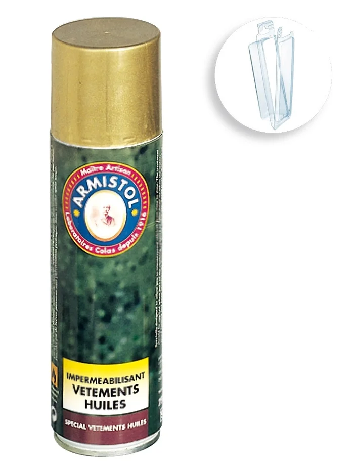 Aérosol imperméabilisant tissu huilé 250 ml sous blister