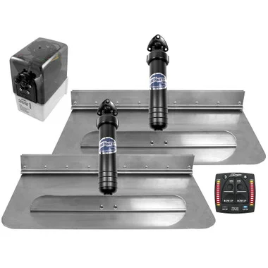 Ailerons compensateurs Bennett 24×12 avec indication à une boîte