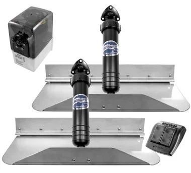 Ailerons de stabilisation Bennett 18×9 avec basculeur étanche Euro