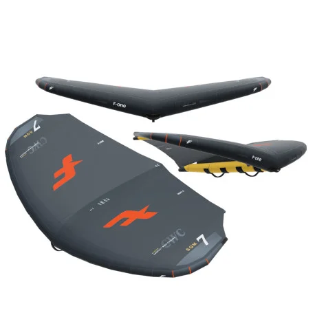 Ailes de wingF-One STRIKE V4 CWC ALUULA ONYX / FLAME 2024