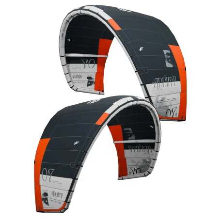 Ailes Kitesurf à BoudinF-One ADDIKT TEC WHITE/ONYX 2025