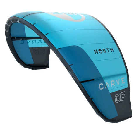 Ailes Kitesurf à BoudinNorth Kiteboarding Carve Kite – Turquoise 2024