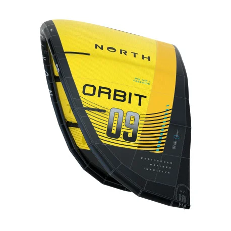 Ailes Kitesurf à BoudinNorth Kiteboarding Orbit Kite – sunset yellow 2025