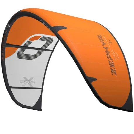 Ailes Kitesurf à BoudinOzone Zephyr V8 Ultra-X – Orange 2025