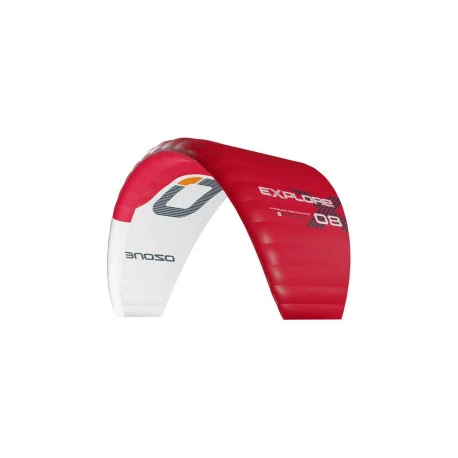Ailes Kitesurf à CaissonOzone Explore V3 – Rouge 2025