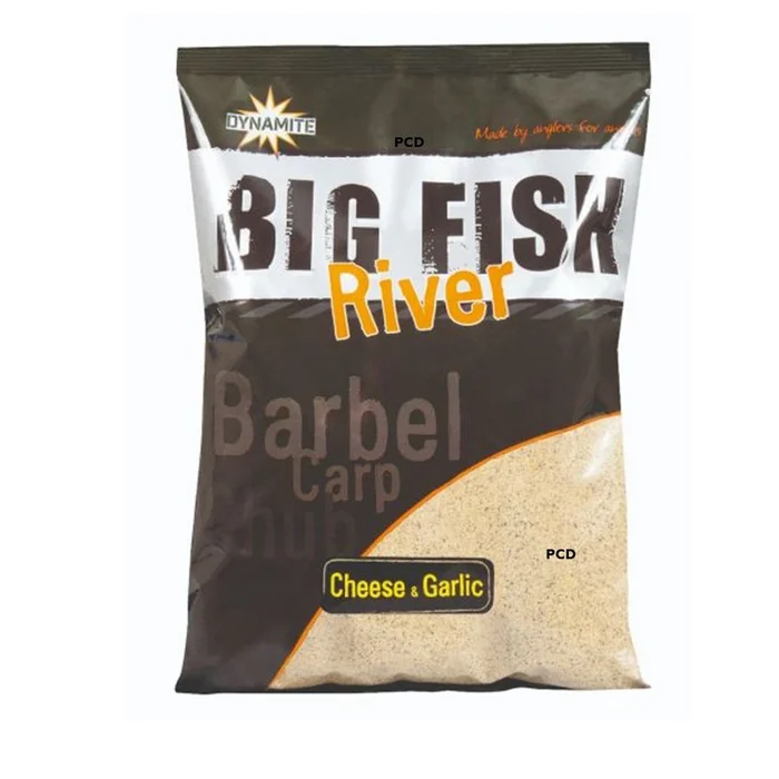 Amorce Dynamite Baits Big Fish River Cheese & Garlic Groundbait 1KG800