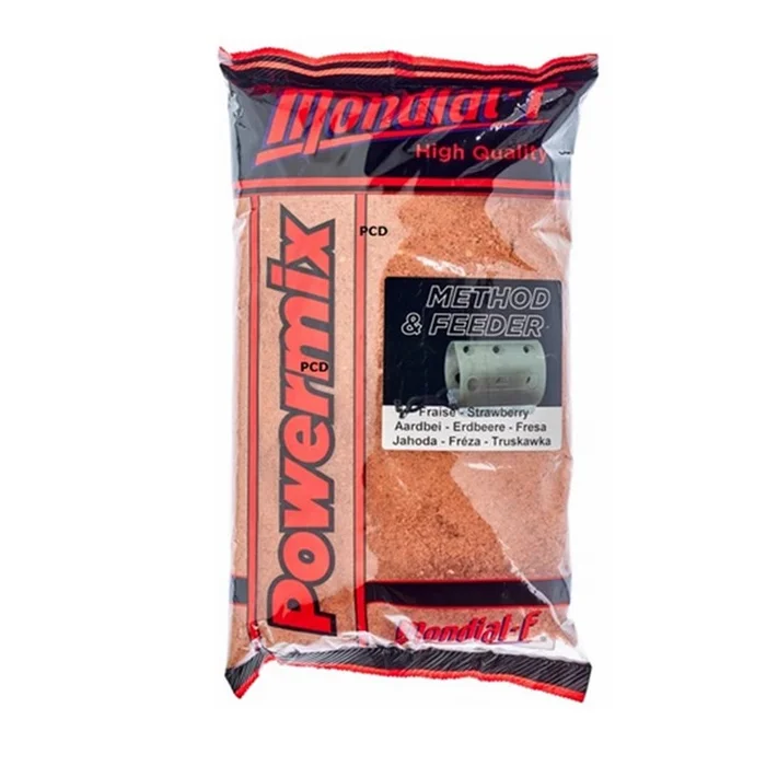 Amorce Powermix Method & Feeder Mondial-F Strawberry 1KG