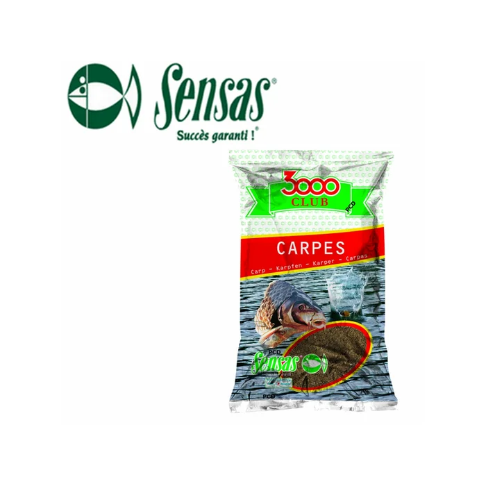 AMORCE SENSAS 3000 CLUB CARPES JAUNE 2KG500
