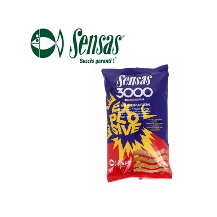 AMORCE SENSAS 3000 EXPLOSIVE RIVER BRASEM 1KG