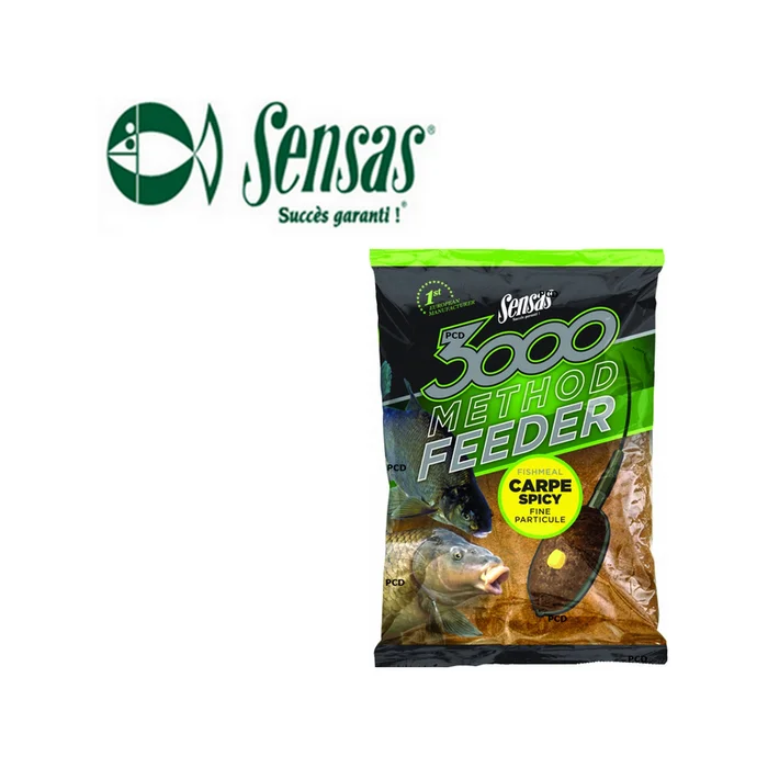 AMORCE SENSAS 3000 METHOD FEEDER CARPE SPICY 1KG
