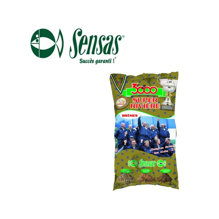 AMORCE SENSAS 3000 SUPER RIVIERE BREMES 1KG