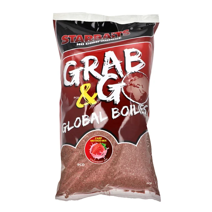 Amorce Starbaits Grab & Go Global Carp Method Mix Strawberry Jam 1Kg800